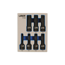 Laser Tools Gépi dugókulcs klt. Torx T50-T100 (LAS-7119) dugókulcs
