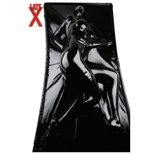  Latex vákuumágy - fekete fantázia ruha