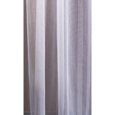 Látvány Textil Kft Fehér dreher sable csíkos kész függöny Susan 120x110cm bújtatós lakástextília