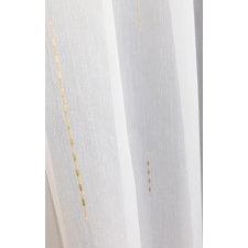 Látvány Textil Kft Fehér sable kész függöny 10115 fehér drapp beszövéssel 175x250cm lakástextília