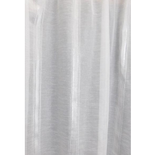Látvány Textil Kft Fehér sable kész függöny ezüst csíkos sz. 140x150cm lakástextília
