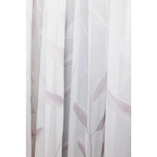 Látvány Textil Kft Fehér sable kész függöny mályva leveles minta 110x100cm lakástextília