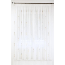 Látvány Textil Kft Fehér voila kész függöny Bonita 02 bézs drapp 120x190cm lakástextília