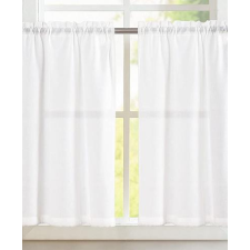 Látvány Textil Kft Fehér voila vitrage függöny 2 részes szett lakástextília