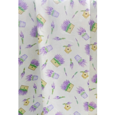 Látvány Textil Kft Konyhai levendulás dekor kész függöny 160x130cm lakástextília