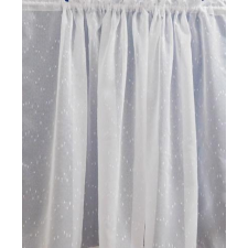 Látvány Textil Kft Noppos fehér sable vitrage függöny 80x150cm lakástextília