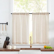 Látvány Textil Kft Sable vitrage függöny 2 részes  szett Primula 06 caffe latte lakástextília