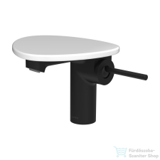 Laufen ADA egykaros mosdó csaptelep leeresztő nélkül, PVD matt fekete/fényes fehér HF506702511060 csaptelep