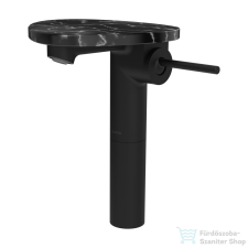 Laufen ADA magasított mosdó csaptelep leeresztő nélkül, PVD matt fekete/fekete márvány HF506714516060 csaptelep