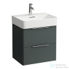 Laufen Base 53,3x39,1 cm-es két fiókos alsószekrény H810282 mosdóhoz,Traffic Grey H4021921102661