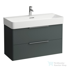 Laufen Base 93x39 cm-es 2 fiókos alsószekrény H810287 mosdóhoz,Traffic Grey H4024121102661 fürdőszoba bútor