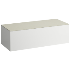 Laufen Il Bagno Alessi szekrény pulttal 120x50x37 cm Függesztett, mosdó alatti fehér H4313000972601 fürdőszoba bútor
