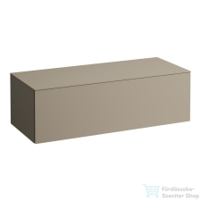 Laufen ILBAGNOALESSI 120x50 cm-es 1 fiókos alsószekrény kivágás nélkül, Pearl beige H4303000972701 fürdőszoba bútor