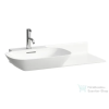 Laufen Ino 90x45 cm-es mosdó, pult a jobb oldalon,LCC bevonattal,fehér H8133024001041