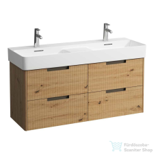 Laufen JUNA 117x40 cm alsószekrény, 4 fiók, VAL H814282 mosdóhoz, vad tölgy H4116441092671 fürdőszoba bútor