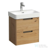 Laufen JUNA 52x36 cm alsószekrény, 2 fiók, PRO S H818958 mosdóhoz, Vad tölgy H4114721092671