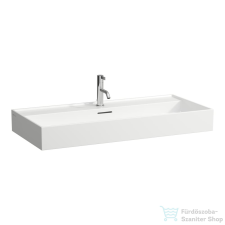Laufen Kartell 100x46 cm-es csiszolt aljú mosdó LCC bevonattal,fehér H8163374001041 szaniter