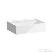 Laufen Kartell 45x34 cm-es mosdó csaplyuk és túlfolyó nélkül,fehér H8153300001121 szaniter