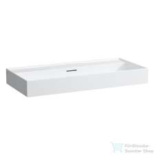 Laufen Kartell By Laufen 100x46 cm-es mosdó csaplyuk nélkül,Matt fehér H8103377571091 szaniter