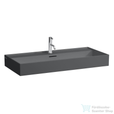 Laufen Kartell By Laufen 100x46 cm-es mosdó egy csaplyukkal,Graphite matt H8103377581041 szaniter