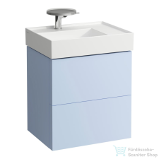 Laufen Kartell By Laufen 2 fiókos alsószekrény H810334 mosdóhoz,grey blue H4075580336451 fürdőszoba bútor