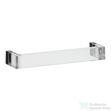 Laufen Kartell By Laufen 30 cm-es törölközőtartó,Átlátszó kristályüveg H3813300840001 fürdőszoba kiegészítő
