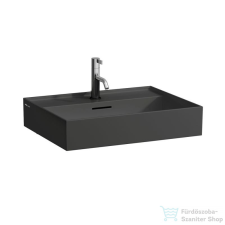 Laufen Kartell By Laufen 50x46 cm-es csiszolt aljú mosdó,matt fekete H8163327161041 szaniter