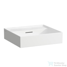 Laufen Kartell By Laufen 50x46 cm-es mosdó csaplyuk nélkül,matt fehér H8103327571091 szaniter