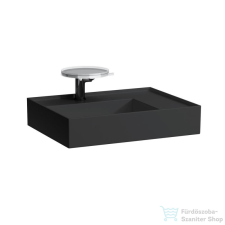Laufen Kartell By Laufen 60x46 cm-es mosdó 1 csaplyukkal, matt fekete H8183347161111 szaniter