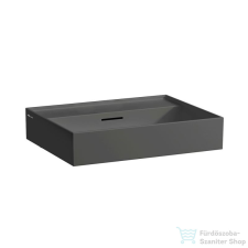 Laufen Kartell By Laufen 60x46 cm-es mosdó csaplyuk nélkül,Graphite matt H8103337581091 szaniter
