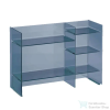Laufen Kartell By Laufen 75x26x53 cm-es polcos állvány,Kék H3893310830001