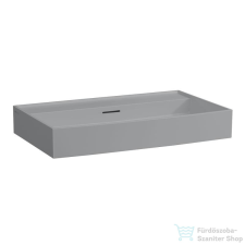 Laufen Kartell By Laufen 80x46 cm-es mosdó csaplyuk nélkül,matt szürke H8103367591091 szaniter