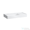 Laufen Kartell By Laufen 90x46 cm-es csiszolt aljú mosdó csaplyuk és túlfolyó nélkül,LCC Active bevonattal,fehér H818338A001121