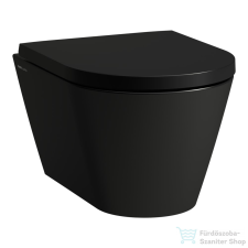 Laufen Kartell rimless kompakt fali WC, mélyöblítésű,matt fekete H8203337160001 szaniter