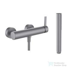 Laufen KARTELL zuhany csaptelep zuhanyszettel, PVD szálhúzott rozsdamentes acél H3313370901411 csaptelep