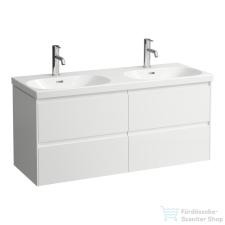 Laufen Lani 118 cm-es 4 fiókos alsószekrény H814081 mosdóhoz,fényes fehér H4035741122611 fürdőszoba bútor