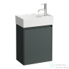 Laufen Lani 43,5 cm-es 1 ajtós alsószekrény H815334 mosdóhoz ajtózsanér jobb oldalon, Traffic Grey H4039021122661