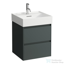 Laufen Lani 48 cm-es 2 fiókos alsószekrény H810081 mosdóhoz,Traffic grey H4035121122661 fürdőszoba bútor