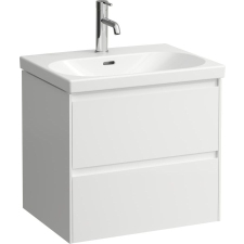 Laufen Lani szekrény 58.4x44.2x51.5 cm Függesztett, mosdó alatti fehér H4035321122601 fürdőszoba bútor