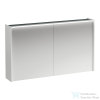 Laufen LANI tükrös szekrény, 120 cm, 2 ajtóval, LED-világítással, fényes fehér H4038221122611