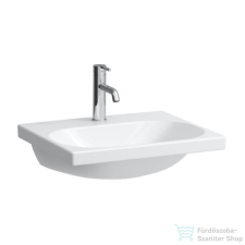 Laufen Lua 55x46 cm-es csiszolt aljú mosdó egy csaplyukkal,túlfolyó nélkül,H8160820001561 szaniter