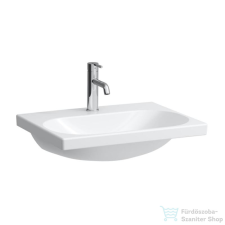 Laufen Lua 60x46 cm-es csiszolt aljú mosdó egy csaplyukkal,túlfolyó nélkül,H8160830001561 szaniter