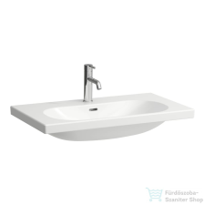 Laufen Lua 80x46 cm-es mosdó egy csaplyukkal,LCC bevonattal,H8160874001041 szaniter