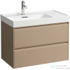 Laufen Meda 78,4x44,8 cm-es 2 fiókos fali szekrény H817116 mosdóhoz,cappuccino H4216020114651