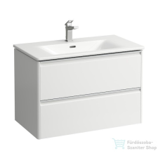 Laufen Palace Kombi csomag, 80x45 mosdó alsószekrénnyel, matt fehér H8607052601041 ( 860705 ) fürdőszoba bútor