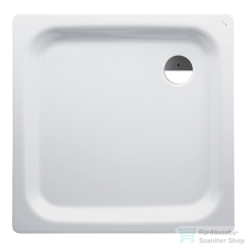 Laufen Platina Antislip 90x90 cm-es acéllemez zuhanytálca szifon nélkül, fehér H2150126000401 kád, zuhanykabin