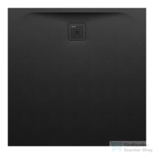Laufen Pro 100x100 cm-es zuhanytálca Marbond kompozit anyagból,Fekete H2119520800001 kád, zuhanykabin