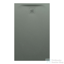 Laufen Pro 130x80 Marbond kompozit zuhanytálca, lefolyó a rövid oldalon, Matt beton H2159550790001 kád, zuhanykabin