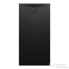 Laufen Pro 140x70 cm-es zuhanytálca Marbond kompozit anyagból,fekete H2129530800001 kád, zuhanykabin