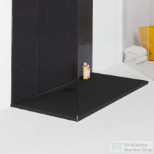 Laufen Pro 180x100 cm-es lapos szögletes zuhanytálca,Fekete H2119560800001 kád, zuhanykabin